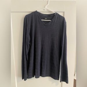 Boss V-Neck Long Sleeve Shirt